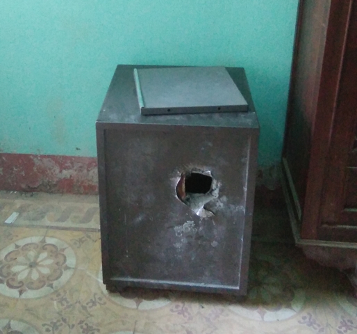 Trụ sở ủy ban 3 xã bị trộm đột nhập phá két sắt