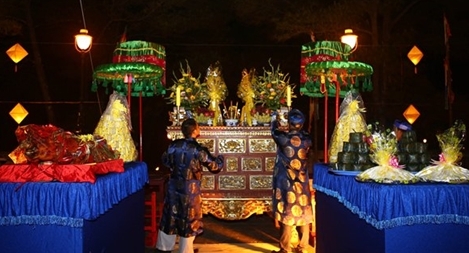 Trang nghiêm lễ tế đàn Nam Giao cầu Quốc thái dân an