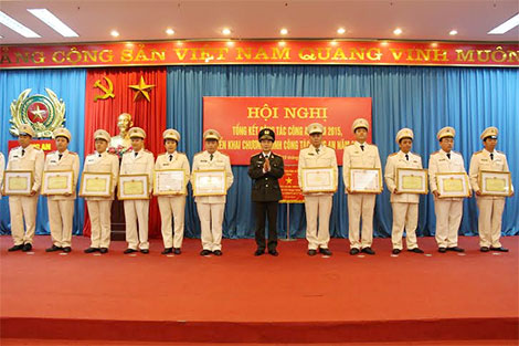 Công an quận Cầu Giấy triển khai công tác năm 2016