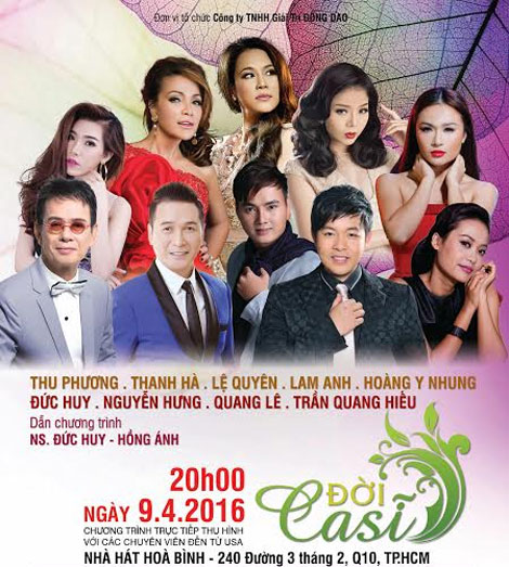 Dàn sao nổi tiếng bật mí chuyện nghề trong liveshow “Đời ca sĩ”