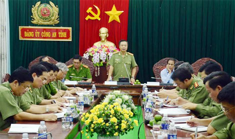 Lãnh đạo Bộ Công an kiểm tra công tác tại Gia Lai