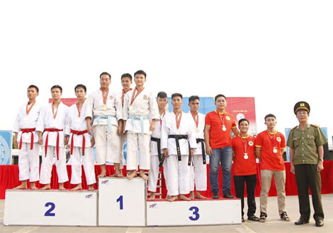 Trường Đại học ANND đạt giải nhất tại liên hoan Võ thuật