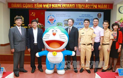 Phát động chương trình “Doraemon với an toàn giao thông” tại Việt Nam