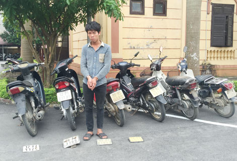 Tóm gọn nhiều nhóm trộm xe máy