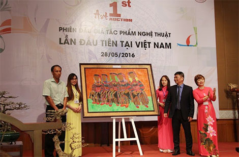 5 tác phẩm nghệ thuật được bán đấu giá thành công