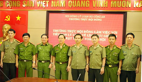 Tăng cường nghiên cứu về lĩnh vực giữ gìn trật tự ATXH trong tình hình mới