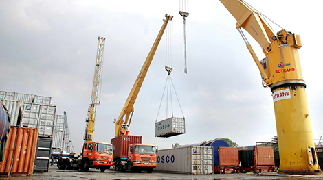 Nửa tháng 1-2016, tổng kim ngạch xuất khẩu của Việt Nam đạt 5,95 tỷ USD