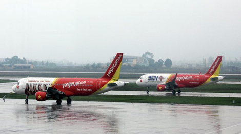 Nhiều chuyến bay bị ảnh hưởng do thời tiết xấu tại Hải Phòng