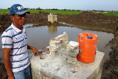 Móng bê tông đường dây 220kV không đạt chất lượng kiểm định