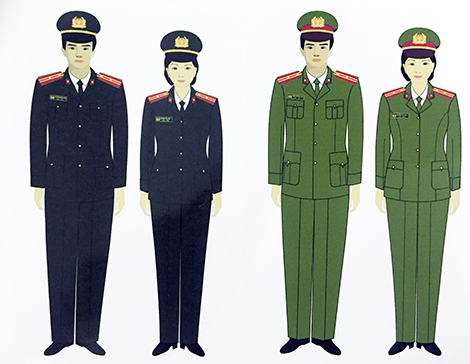 Những điểm mới trên trang phục thu đông CAND 