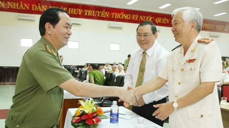 Bộ Công an gặp mặt cán bộ cao cấp trong CAND đã nghỉ hưu  khu vực Miền Trung - Tây Nguyên