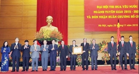 Đại hội Thi đua yêu nước ngành Tuyên giáo giai đoạn 2015 - 2020