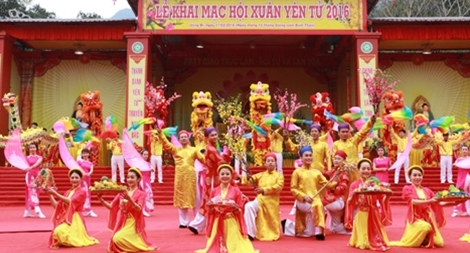 Khai mạc Hội xuân Yên Tử năm 2016