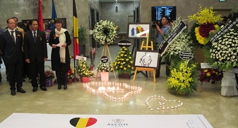 Hà Nội tưởng niệm các nạn nhân khủng bố ở Bỉ