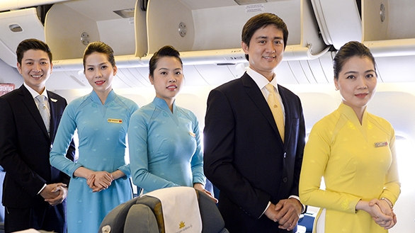 Vietnam Airlines thử nghiệm đồng phục mới trong dịp 8-3