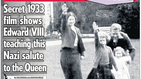 Bức ảnh “gây sốc” của Hoàng gia Anh hơn 80 năm trước