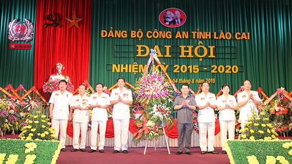 Đại hội Đại biểu Đảng bộ Công an tỉnh Lào Cai