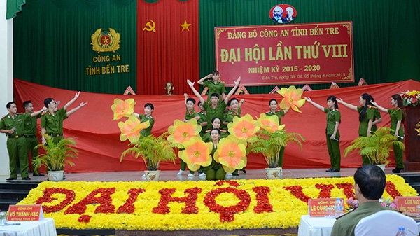 Khai mạc Đại hội đại biểu Đảng bộ Công an tỉnh Bến Tre