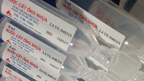 Nguy cơ nhiễm khuẩn do sang chế nước cất không đúng