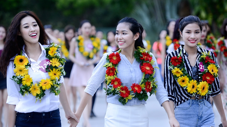 Thí sinh Hoa hậu Hoàn Vũ Việt Nam hội ngộ tại Nha Trang