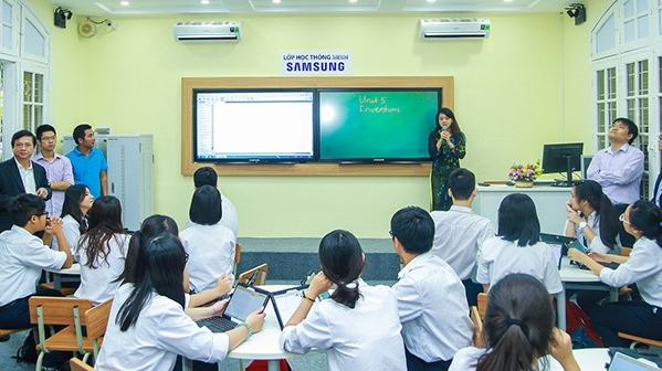 Samsung nhân rộng mô hình Trường học thông minh 