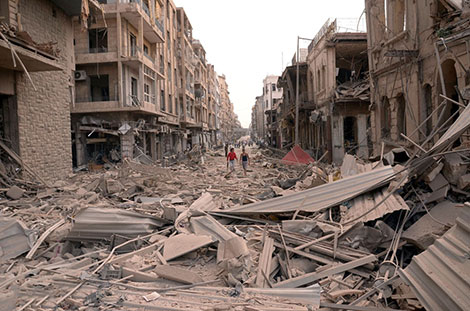 Syria dùng chiến lược tiêu Thổ tại Aleppo 