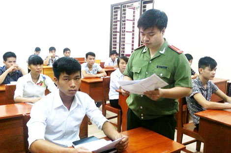 Các trường CAND chỉ hậu kiểm bài thi đối với trường hợp đặc biệt 