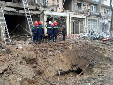 Vụ nổ ở Hà Đông: Tìm thấy thuốc nổ và mảnh bom