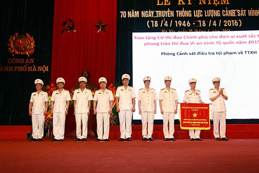 Lực lượng Cảnh sát Hình sự Hà Nội xứng đáng với niềm tin yêu của nhân dân 