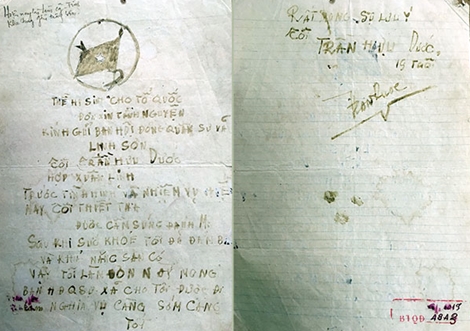 Thông điệp từ những lá thư viết bằng máu 