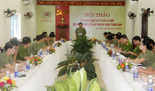 Xây dựng Thông tư tổ chức kỷ niệm các ngày thành lập, ngày truyền thống trong CAND 