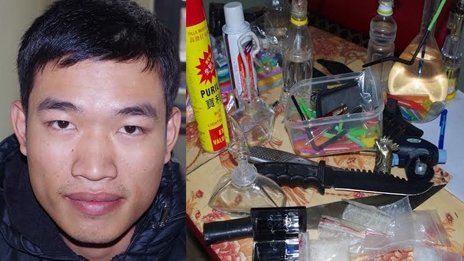 Khám nhà ra lượng lớn ma túy ‘đá’