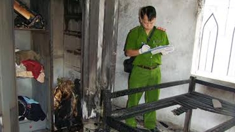 Nghi án vợ đốt chồng trong phòng ngủ gây xôn xao dư luận