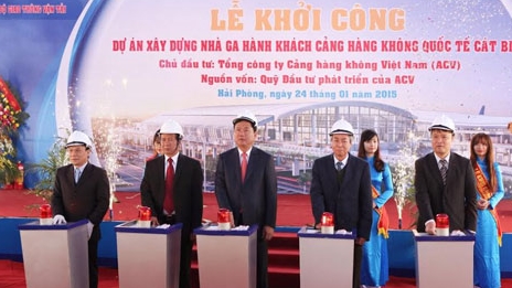 Khởi công nhà ga hành khách tại sân bay Cát Bi