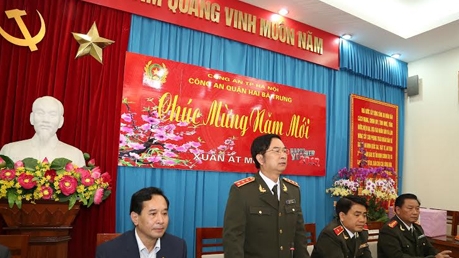 Thứ trưởng Thường trực Đặng Văn Hiếu kiểm tra công tác đảm bảo ANTT tại Công an quận Hai Bà Trưng, Hà Nội