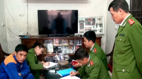 Chiết suất ga trái phép bị công an bắt quả tang 