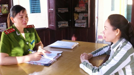 Nữ quản giáo tận tâm với công tác 'ươm mầm' hướng thiện