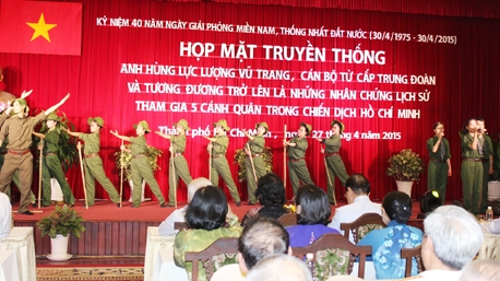 Họp mặt truyền thống 5 cánh quân trong Chiến dịch Hồ Chí Minh