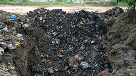 Truy tìm 1 tấn nầm lợn bị đào trộm sau khi chôn tiêu hủy