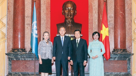 Tổng Thư ký Liên Hợp Quốc Ban Ki-moon thăm chính thức Việt Nam
