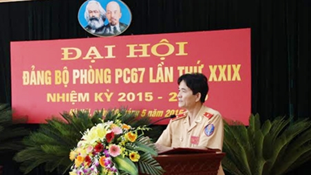 Đại hội Đảng bộ Phòng Cảnh sát giao thông đường bộ-đường sắt  Công an TP Hà Nội