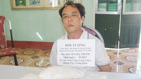 Bắt đối tượng người Trung Quốc vận chuyển 4kg ma túy