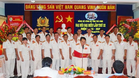 Đại hội đại biểu Đảng bộ Công an tỉnh Trà Vinh