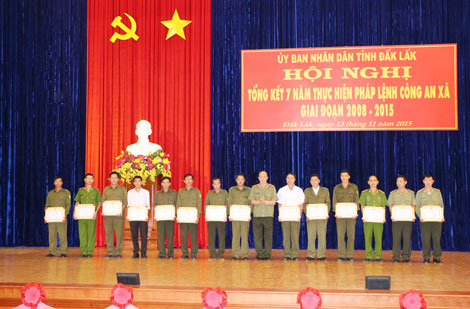 Lực lượng Công an xã góp phần quan trọng trong đảm bảo ANTT