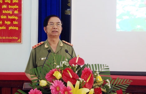 Hội thảo thanh tra chuyên đề về quy chế dân chủ trong công tác XDLL CAND