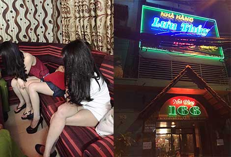 Tiếp viên hở hang bỏ chạy tán loạn tại nhà hàng “hút” khách Việt kiều và đại gia