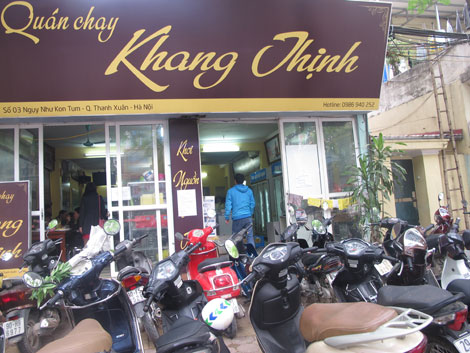 Quán cơm chay từ thiện của đại gia Tuyên Quang giữa lòng Hà Nội