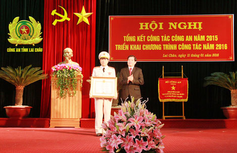 Công an tỉnh Lai Châu triển khai công tác năm 2016