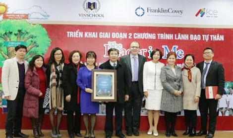 Vinschool xây dựng mô hình trường học "lãnh đạo bản thân"