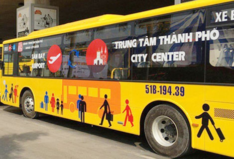 Xe buýt chất lượng cao từ sân bay về trung tâm thành phố